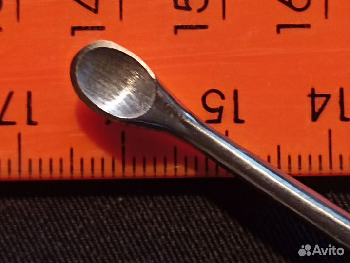 Ложка ушная острая большая жесткая Л-47