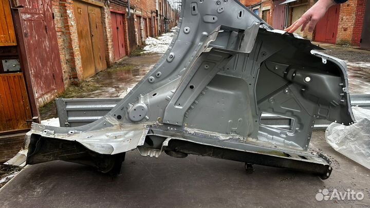 Четверть задняя правая kia rio 4