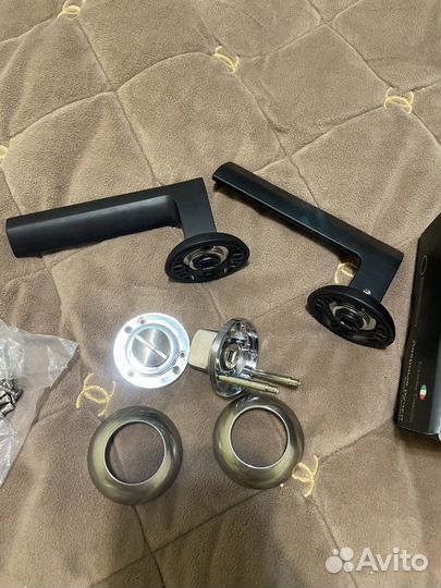 Дверные ручки межкомнатные черные