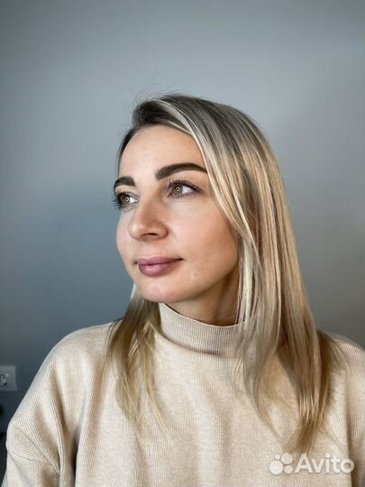 Окрашивание бровей+ламинирование ресниц