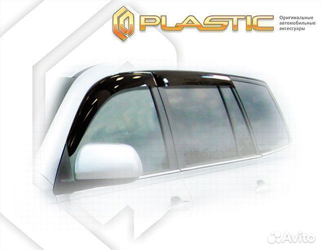 Ветровики полупрозрач Toyota Highlander 2011–2013