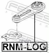 Подушка двигателя задняя rnmlog Febest