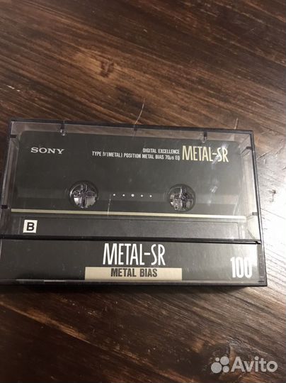 Аудиокассета sony metal sr