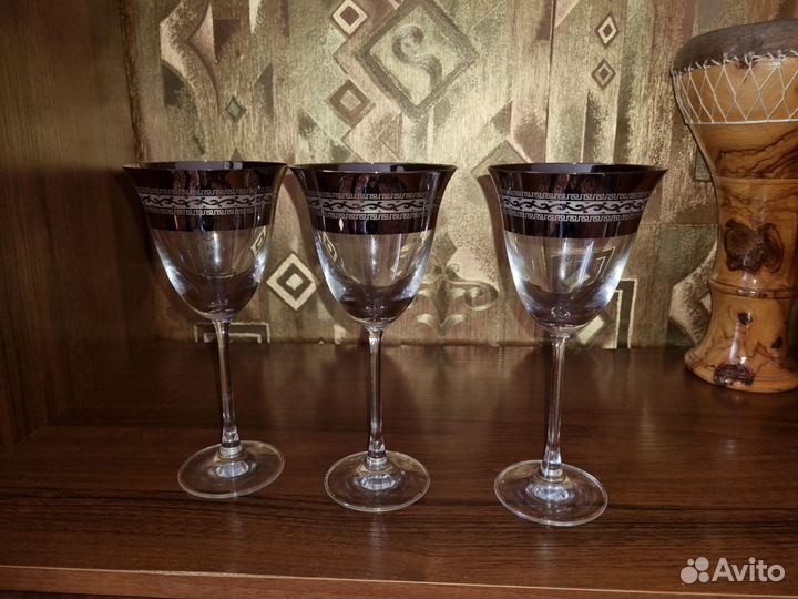 Фужеры бокалы богемия