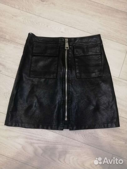 Юбка эко-кожа