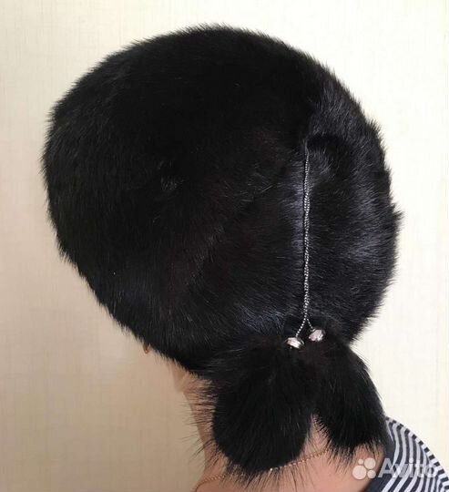 Шапка норковая женская