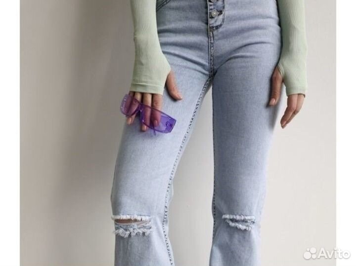 Джинсы новые фабричный брак