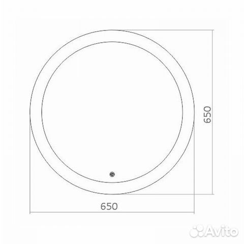 Зеркало в ванную с LED-подсветкой