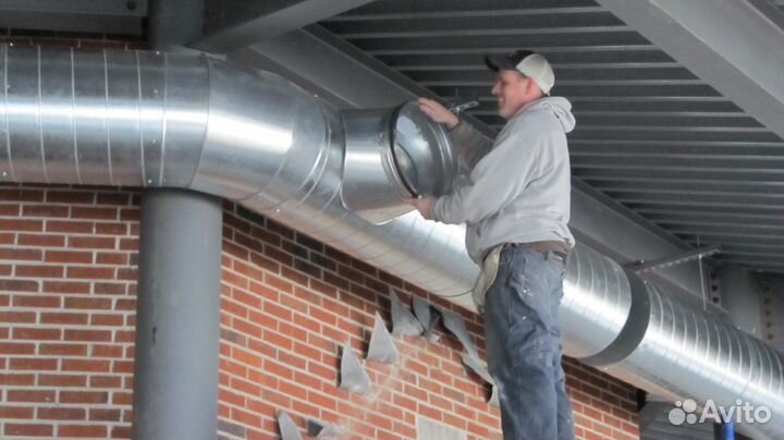 Монтаж вентиляции и кондиционирования