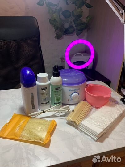 Набор для депиляции пакетом,воскоплав,катриджный