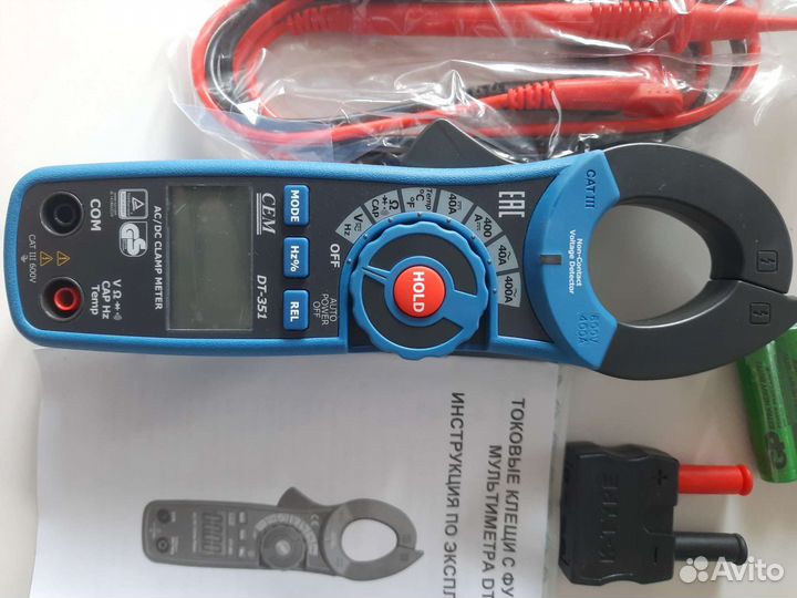 Токоизмерительные клещи CEM