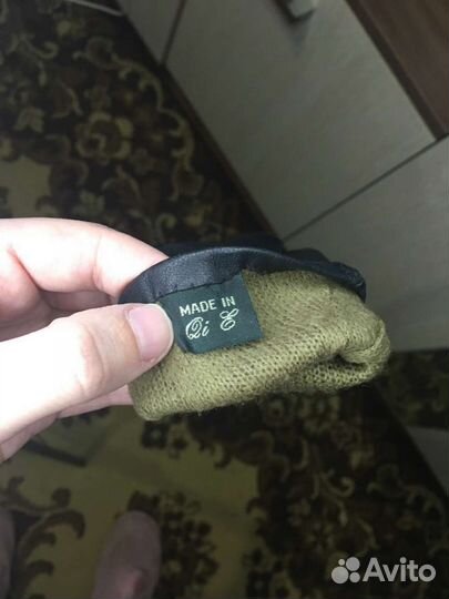 Перчатки женские кожаные