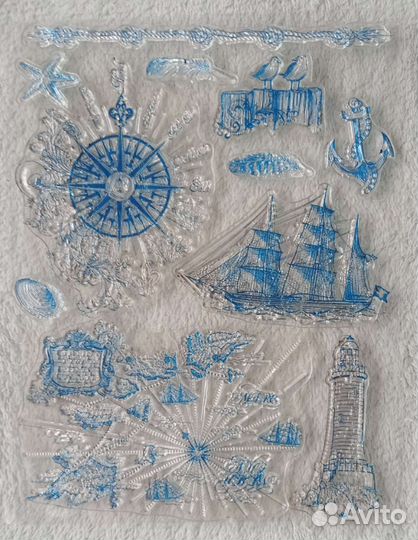 Набор штампов Море