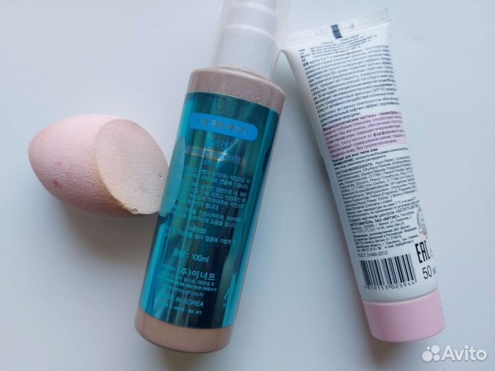 Тональный крем collagen + в подарок спонж