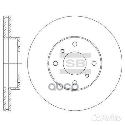 SD4231 диск тормозной передний Nissan Almera/P
