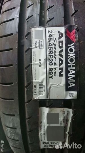 Yokohama Advan Sport V105 245/45 R20 и 275/40 R20 102Y