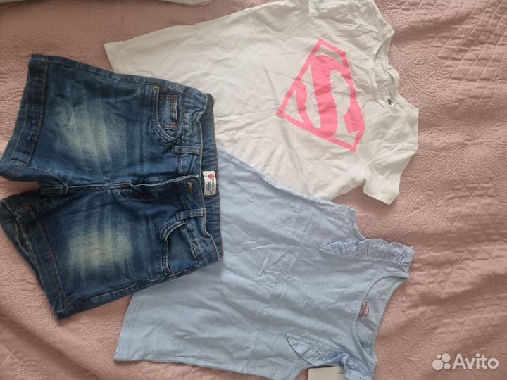 Новые вещи пакетом для девочки 134 140 HM