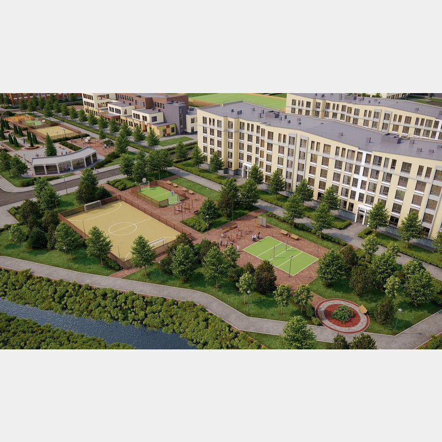 1-к. квартира, 42,2 м², 3/5 эт.