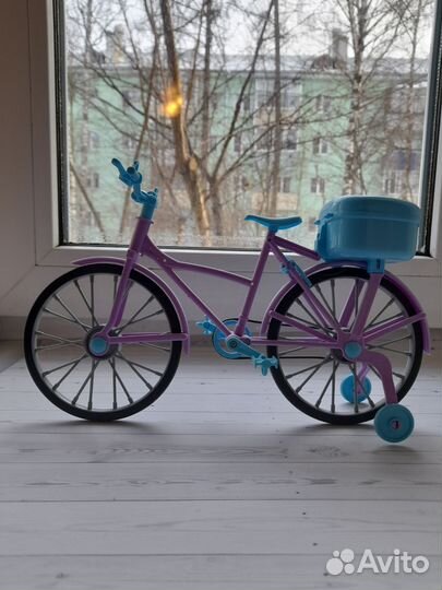 Санки и велосипед для кукол