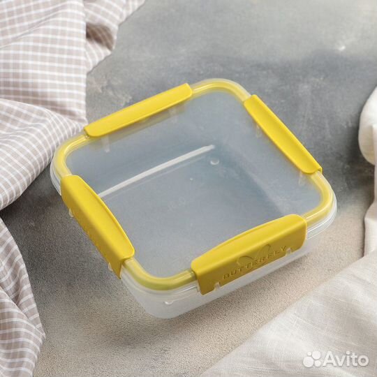 Контейнер герметичный Butterfly 800 мл, цвет микс