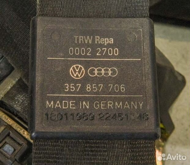 Ремень безопасности передний VW Passat B3