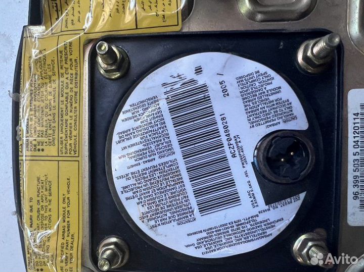 Подушка безопасности в руль Chevrolet Aveo Т200