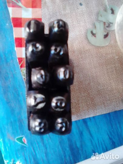 Клейма шрифт цифра номер 6