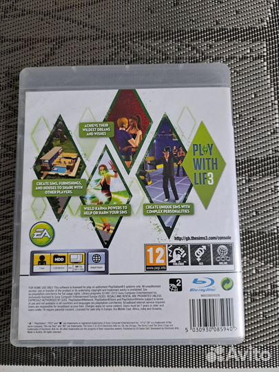 Игра для ps 3 The sims 3