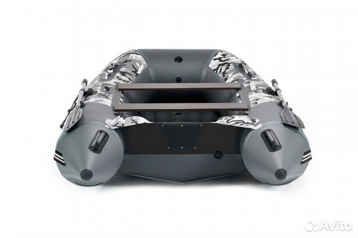 Лодка mishimo PRO 315 Камуфляж арктика-серый
