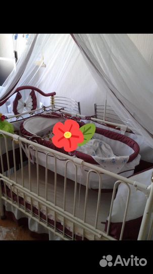 Кроватка с колыбелькой для принцессы или принца