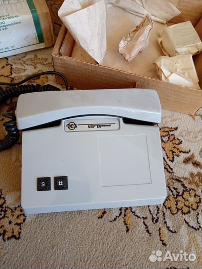 Телефон проводной VEF TA manual