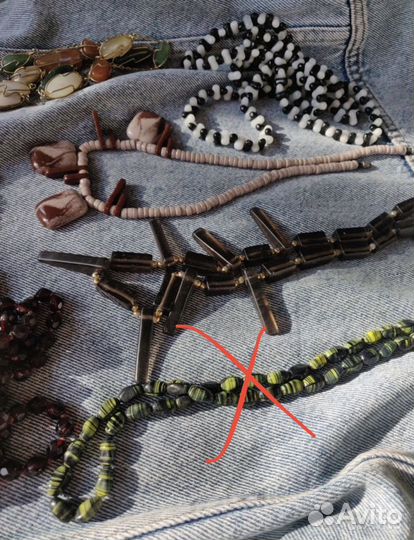 Бусы из натуральных камней СССР