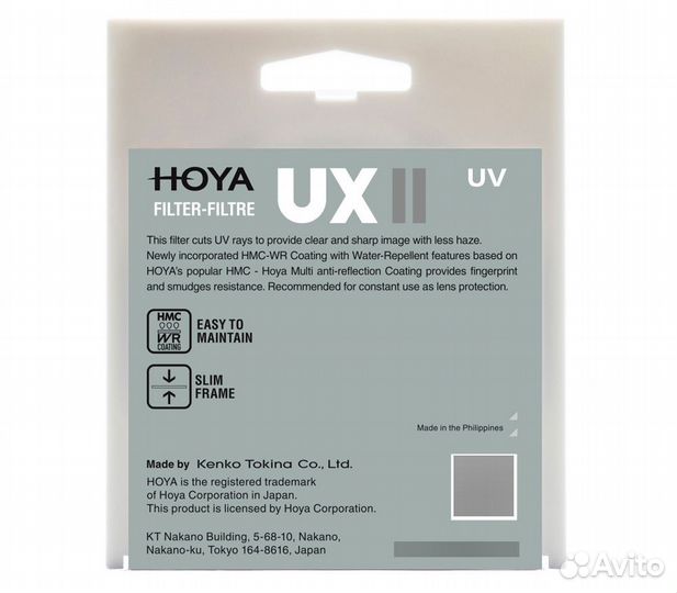 Светофильтр Hoya UX II UV 82mm