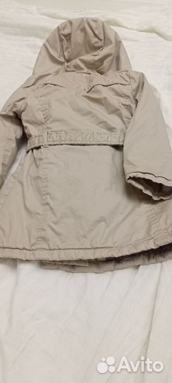 Детский плащик, утеплённый, Франция, на 3 года