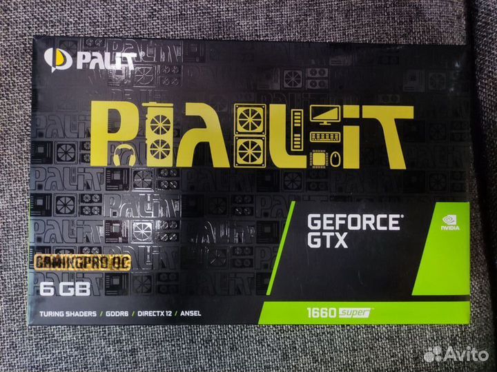 Видеокарта Palit nvidia GeForce GTX 1660super