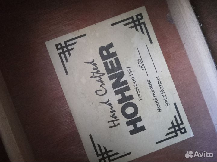 Классическая гитара hohner hc06(German)