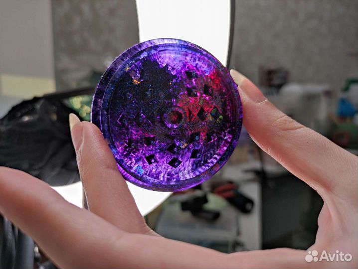 Гриндер / измельчитель табака из эпоксидной смолы