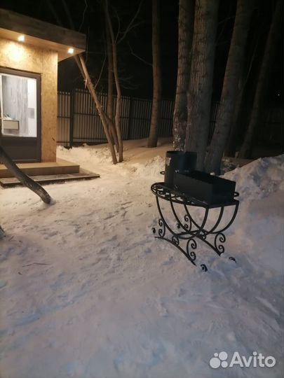 Беседка с баней