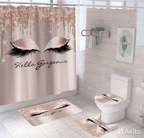 Коврик для ванной 4 в 1