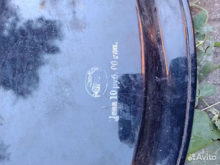 Настенная тарелка поднос большой (жостово)