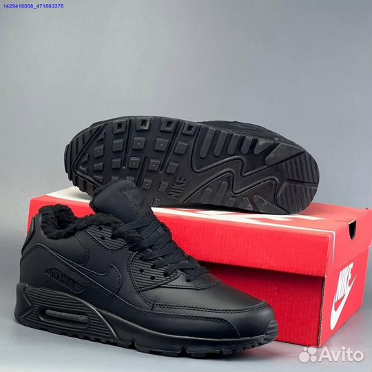 Кроссовки Nike Air Max 90 (с мехом) (Арт.74756)