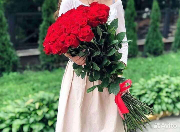 Высокие розы Гигантские розы Доставка цветов