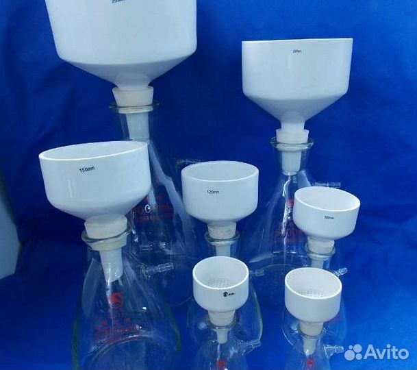 Колба Бунзена воронка Бюхнера