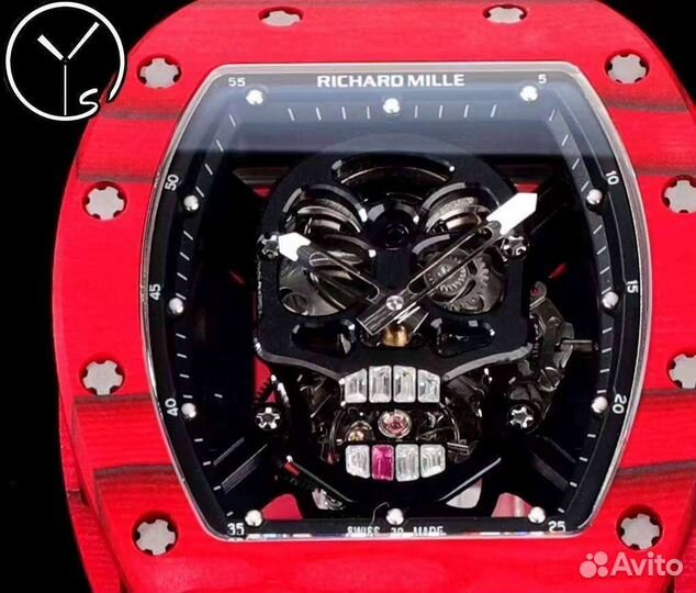 Часы карбон Richard mille tourbullion