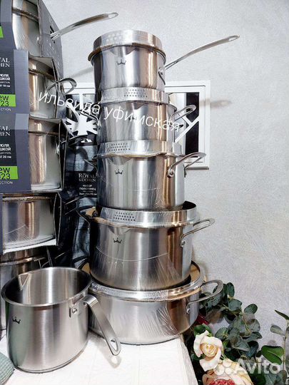 Кастрюли royal kuchen магнит нержавеющая сталь