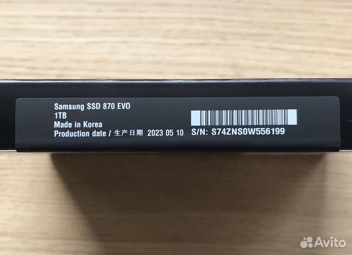 Новый диск SSD Samsung 870 EVO 1Tb оригинал