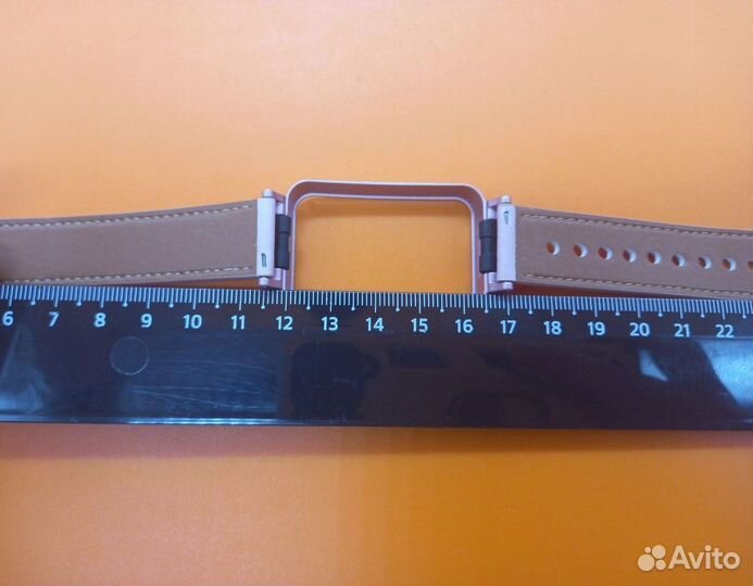 35625 Кожаный ремешок для Xiaomi Mi Band 7 pro, ме