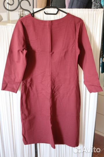 Платье трикотаж однотонное