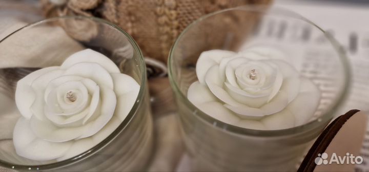 Ароматическая контейнерная свеча ручная работа