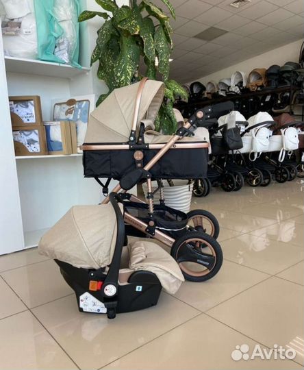 Коляска 3в1 трансформер Новая (выбор много)